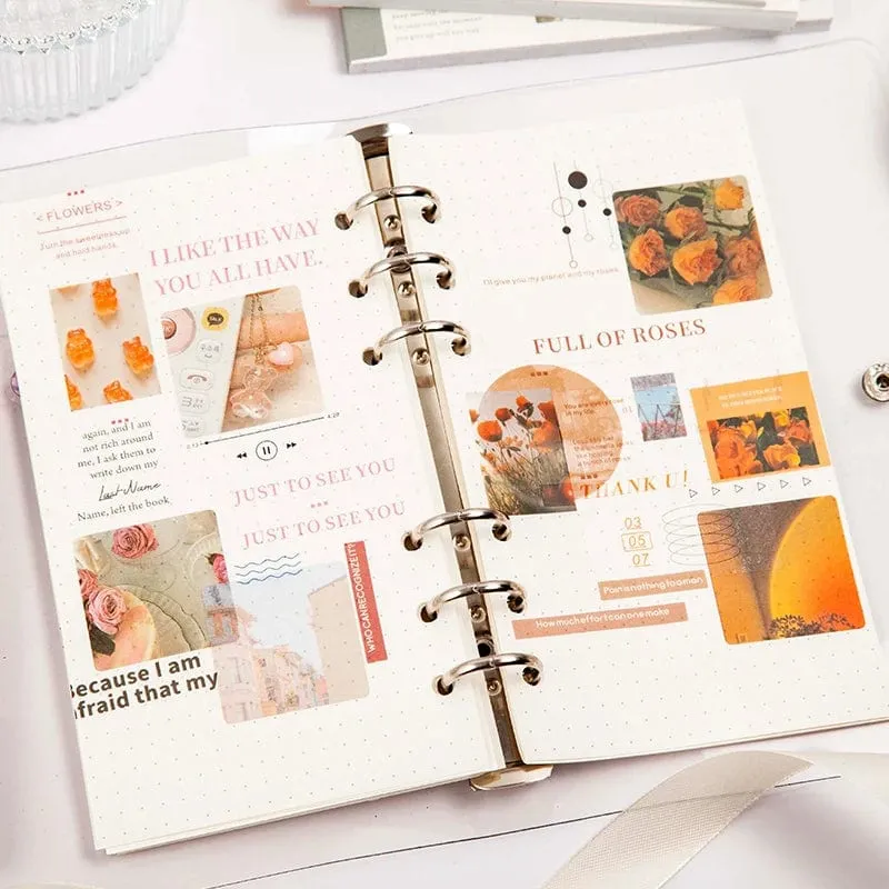 Journamm 30 teile/paket 90 muster/paket Ins Material Aufkleber Buch Scrapbooking Junk Journal Kreative Schreibwaren DIY Deco Aufkleber
