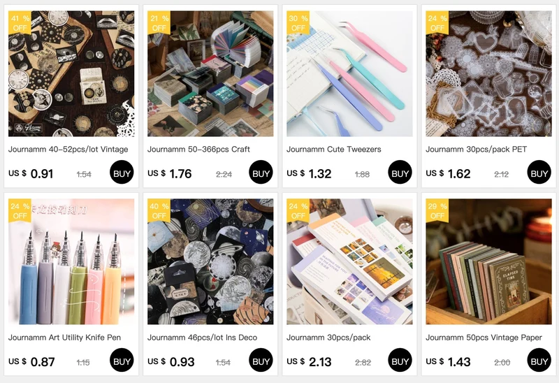 Journamm 30 teile/paket 90 muster/paket Ins Material Aufkleber Buch Scrapbooking Junk Journal Kreative Schreibwaren DIY Deco Aufkleber