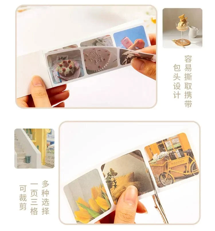 Journamm 30 teile/paket 90 muster/paket Ins Material Aufkleber Buch Scrapbooking Junk Journal Kreative Schreibwaren DIY Deco Aufkleber