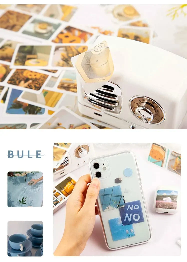 Journamm 30 teile/paket 90 muster/paket Ins Material Aufkleber Buch Scrapbooking Junk Journal Kreative Schreibwaren DIY Deco Aufkleber