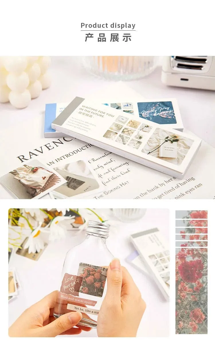 Journamm 30 teile/paket 90 muster/paket Ins Material Aufkleber Buch Scrapbooking Junk Journal Kreative Schreibwaren DIY Deco Aufkleber