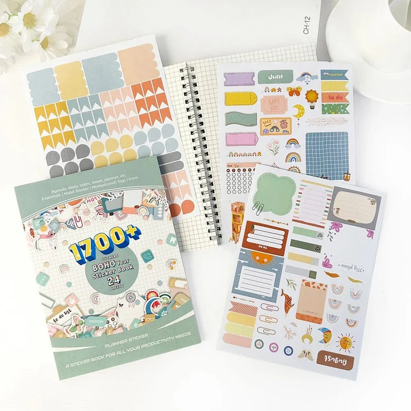 Tag/Woche/Monat Planer Aufkleber Buch DIY Scrapbooking Tagebuch Handbuch Dekorative Material Aufkleber Schreibwaren