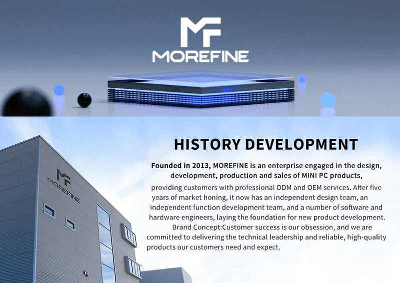 MOREFINE M6 Mini-PC 12. Generation Intel N100/N200 Windows 11Pro DDR5 2933 MHz NVMe SSD Taschencomputer PC HDMI2.0 4K@60Hz WiFi 6 BT5.2