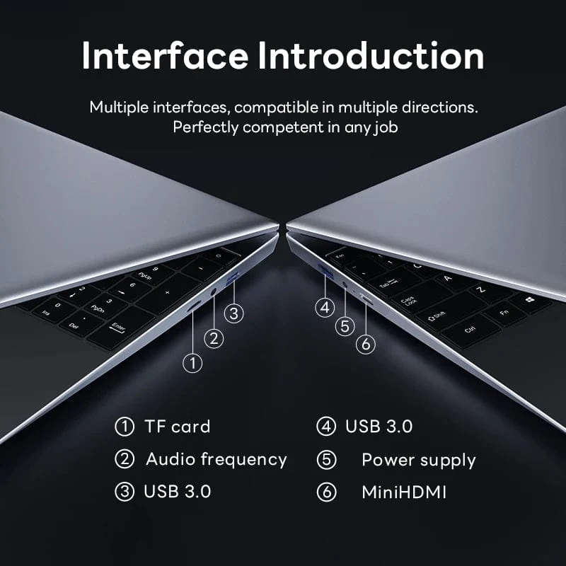 Fingerprint UnIock Notebook Windows 11 Pro 15.6 zoll Laptop Computer PC Gamer Intel Core i7 8500Y Büro Studie Gaming Laptops i7