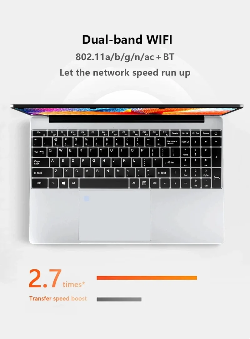Fingerprint UnIock Notebook Windows 11 Pro 15.6 zoll Laptop Computer PC Gamer Intel Core i7 8500Y Büro Studie Gaming Laptops i7