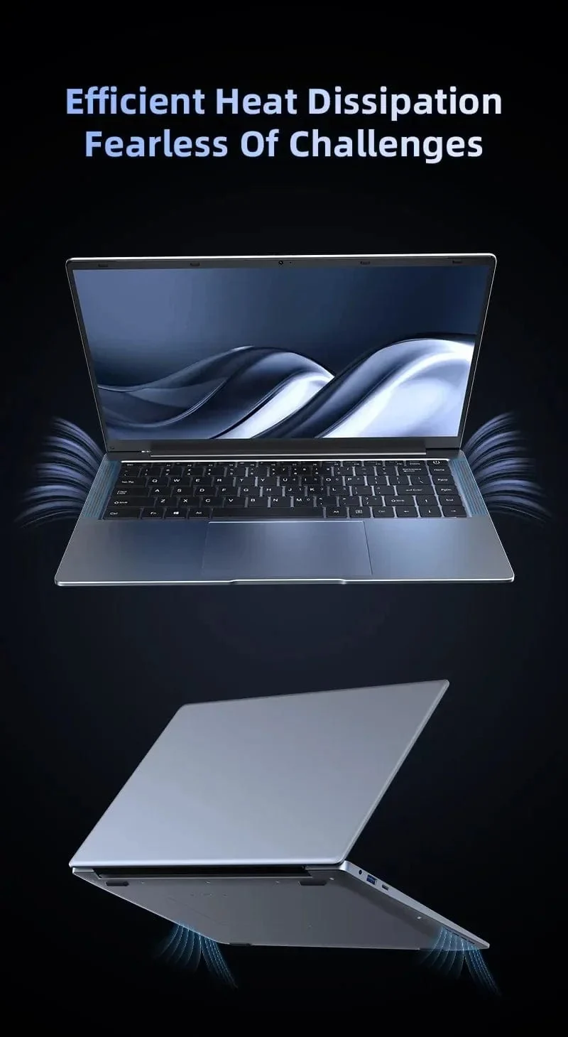 2024 Neuer Laptop-Computer Windows 11 Pro Ultra Slim Notebook 14.1 Zoll Intel Pentium N3700 16GB 1024GB Büro-Studien-PC-Computer