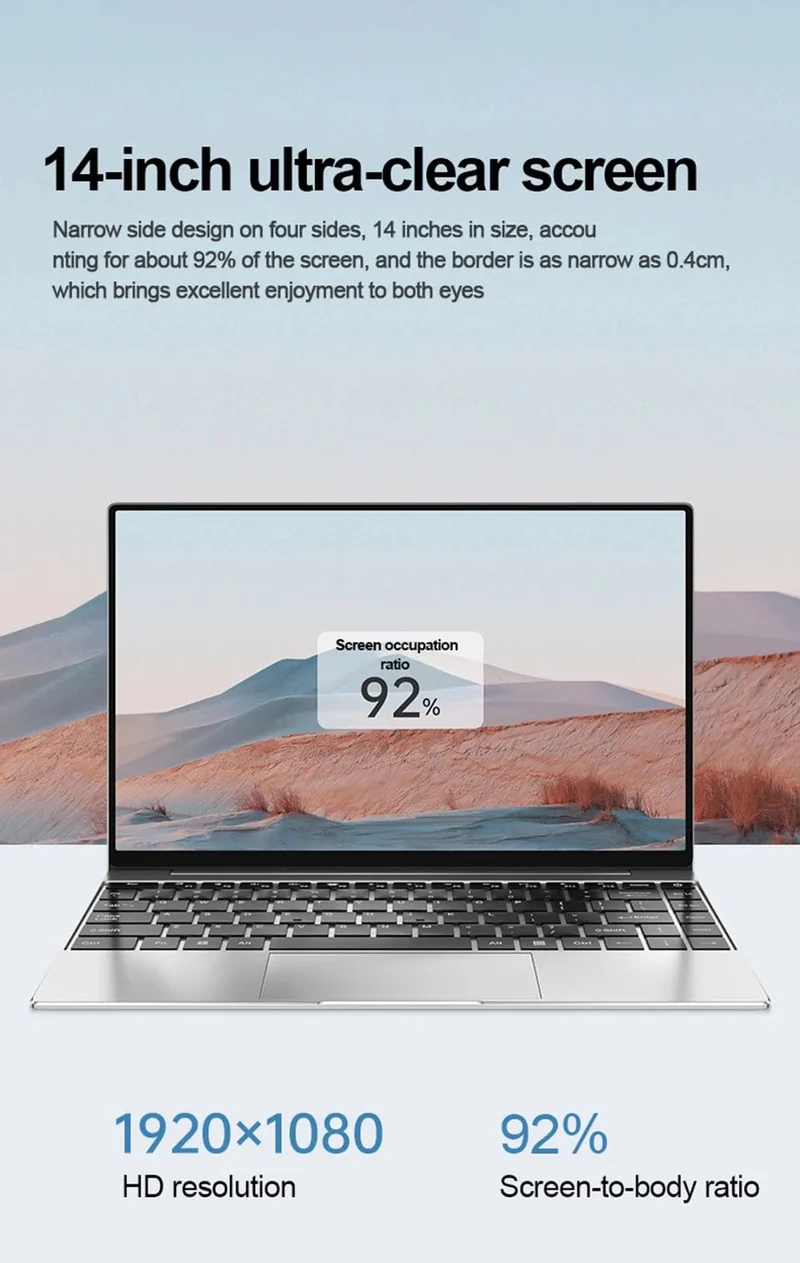 Laptops Tragbares i9-Notebook Windows 11 14.1-Zoll-Laptop-Computer PC Gamer Intel Core i9 8950HK Büro-Studien-Gaming-Laptops
