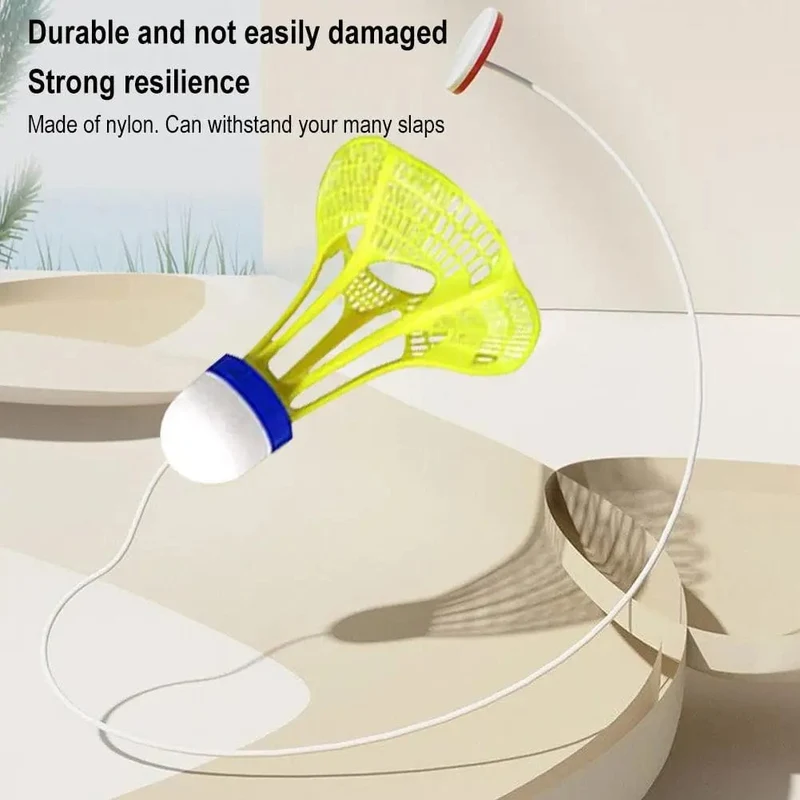 Tragbarer Badminton-Trainer Badminton-Übungsroboter Selbststudium-Training Rebound Badminton-Tool Professionelles Federballzubehör