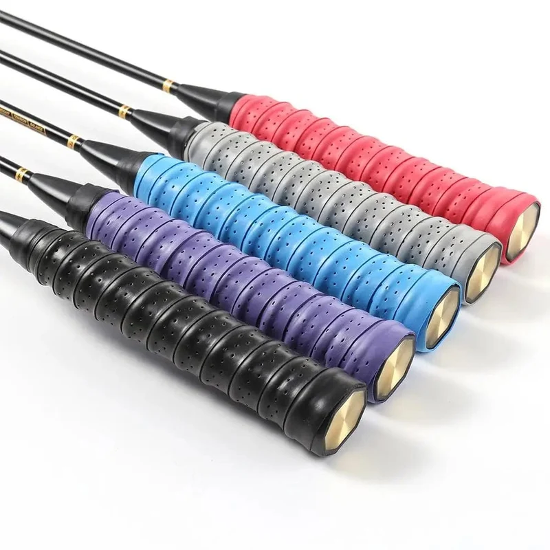 Heißer Badminton Schläger Schweißband Badminton Grip Atmungsaktiv Anti-slip Sport Über Grip Schweißband Für Tennis Badminton Angelrute