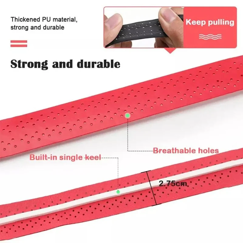 Heißer Badminton Schläger Schweißband Badminton Grip Atmungsaktiv Anti-slip Sport Über Grip Schweißband Für Tennis Badminton Angelrute