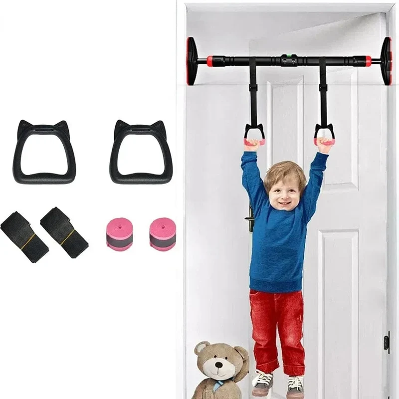 Kinder Gymnastic Ringe Sling Ring Fitness Haushalt Horizontal Bar Pull-up Indoor Sport Lenden Traktion Griff Kinder Fitness