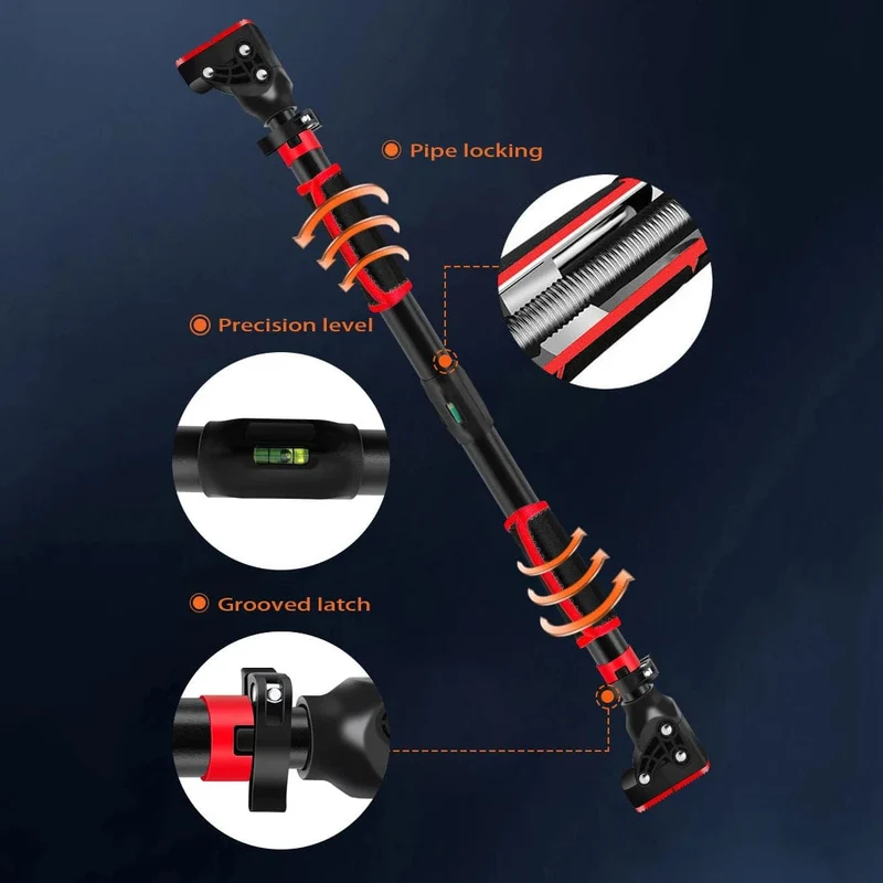 Neue Anti Drop Indoor Horizontal Bar Hause Kein Stanzen Wand-montiert Pull Up Bar Korridor Fitness Horizontal Bar