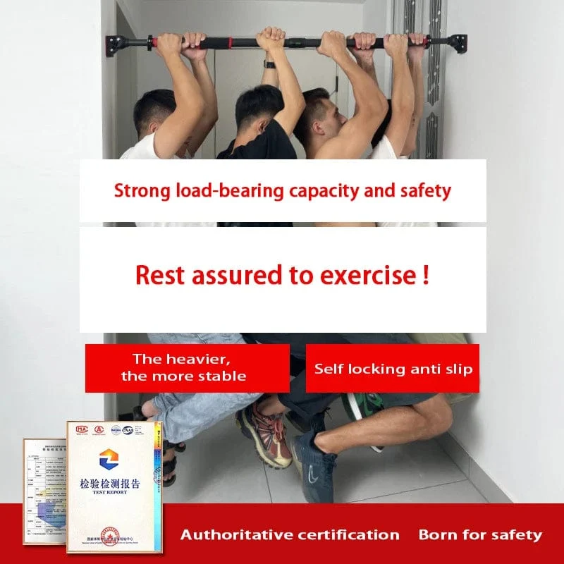 Neue Anti Drop Indoor Horizontal Bar Hause Kein Stanzen Wand-montiert Pull Up Bar Korridor Fitness Horizontal Bar