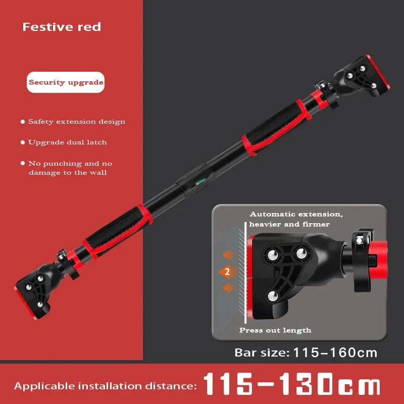 Neue Anti Drop Indoor Horizontal Bar Hause Kein Stanzen Wand-montiert Pull Up Bar Korridor Fitness Horizontal Bar
