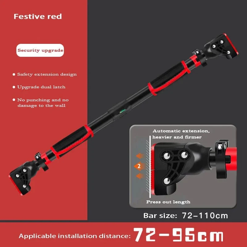 Neue Anti Drop Indoor Horizontal Bar Hause Kein Stanzen Wand-montiert Pull Up Bar Korridor Fitness Horizontal Bar