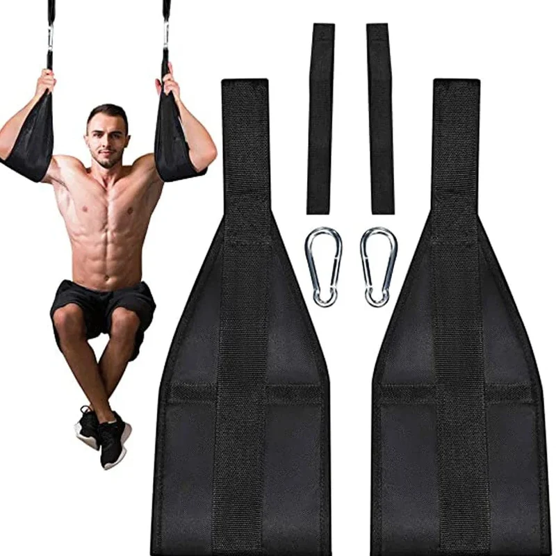 AB Sling Straps Suspension Pull Up Schwerer Hängegürtel Muskeltraining Unterstützung Beinheben Übungen Fitnessgeräte für das Heim-Fitnessstudio