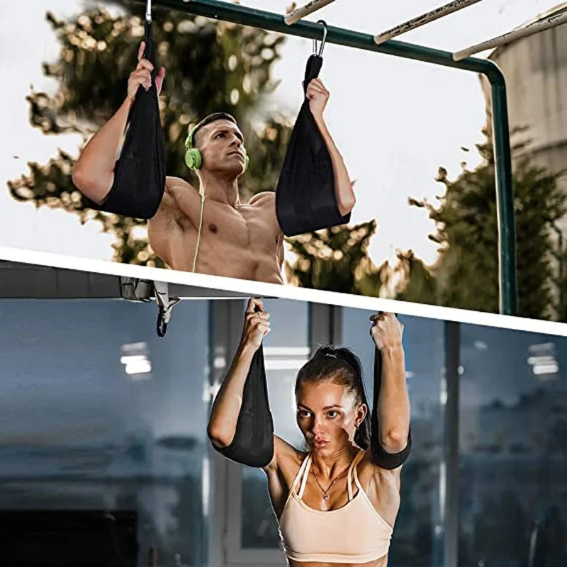 AB Sling Straps Suspension Pull Up Schwerer Hängegürtel Muskeltraining Unterstützung Beinheben Übungen Fitnessgeräte für das Heim-Fitnessstudio