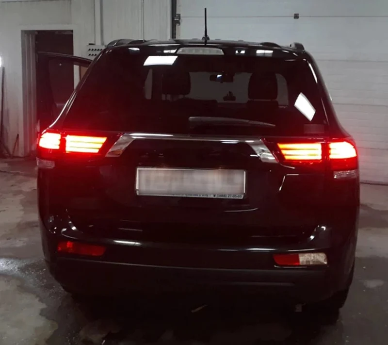 LED Hinten Schwanz Licht Für Mitsubishi Outlander PHEV 2016 2017 2018 2019 2020 2021 Für Auto Signal Bremse Lampe Stoßstange warnung Licht