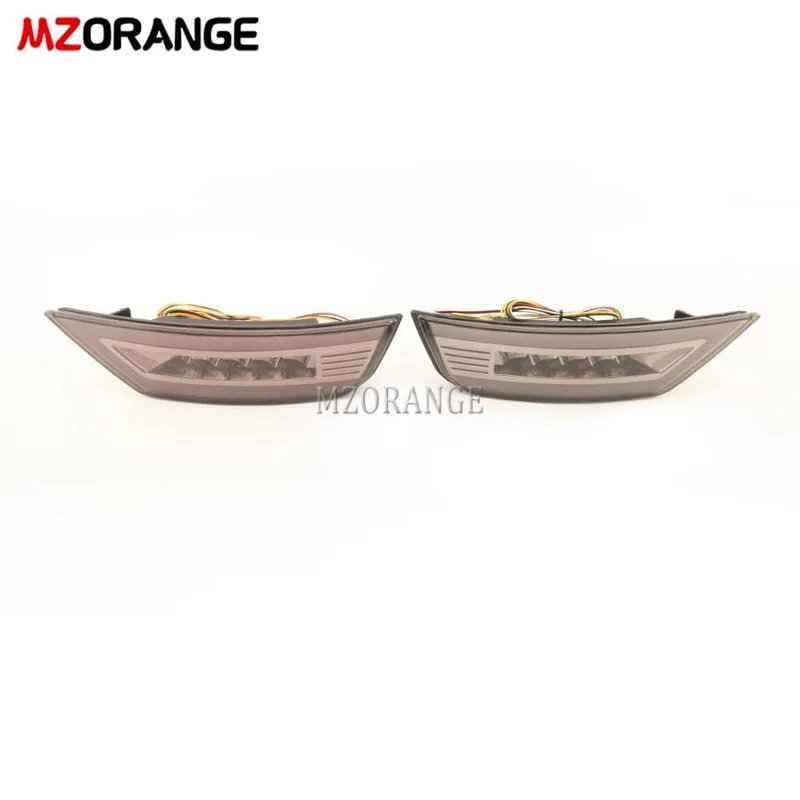 2 stücke LED Hinten Stoßstange Reflektor Licht Für Ford Focus 2 MK2 Fließheck Ecosport Escape Kuga 2009-2020 Hinten signal Nebel Lampe