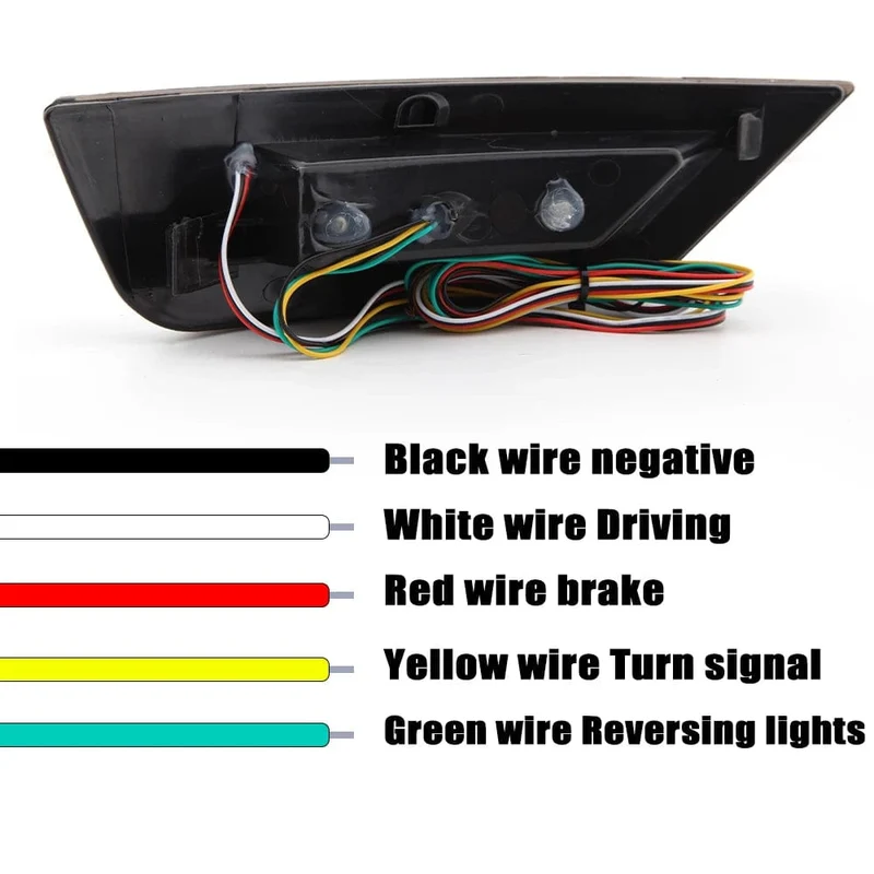 2 stücke LED Hinten Stoßstange Reflektor Licht Für Ford Focus 2 MK2 Fließheck Ecosport Escape Kuga 2009-2020 Hinten signal Nebel Lampe
