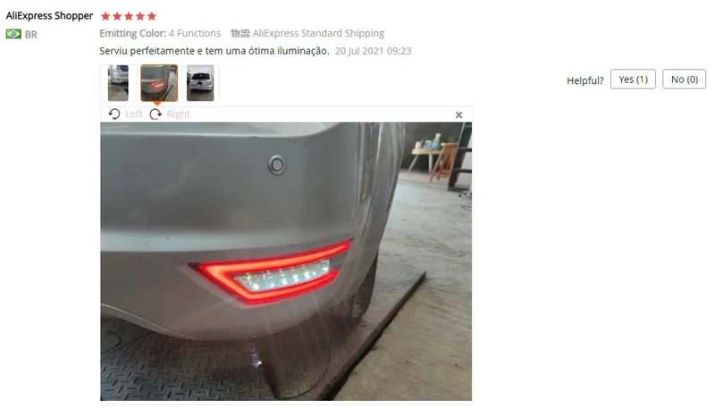 2 stücke LED Hinten Stoßstange Reflektor Licht Für Ford Focus 2 MK2 Fließheck Ecosport Escape Kuga 2009-2020 Hinten signal Nebel Lampe