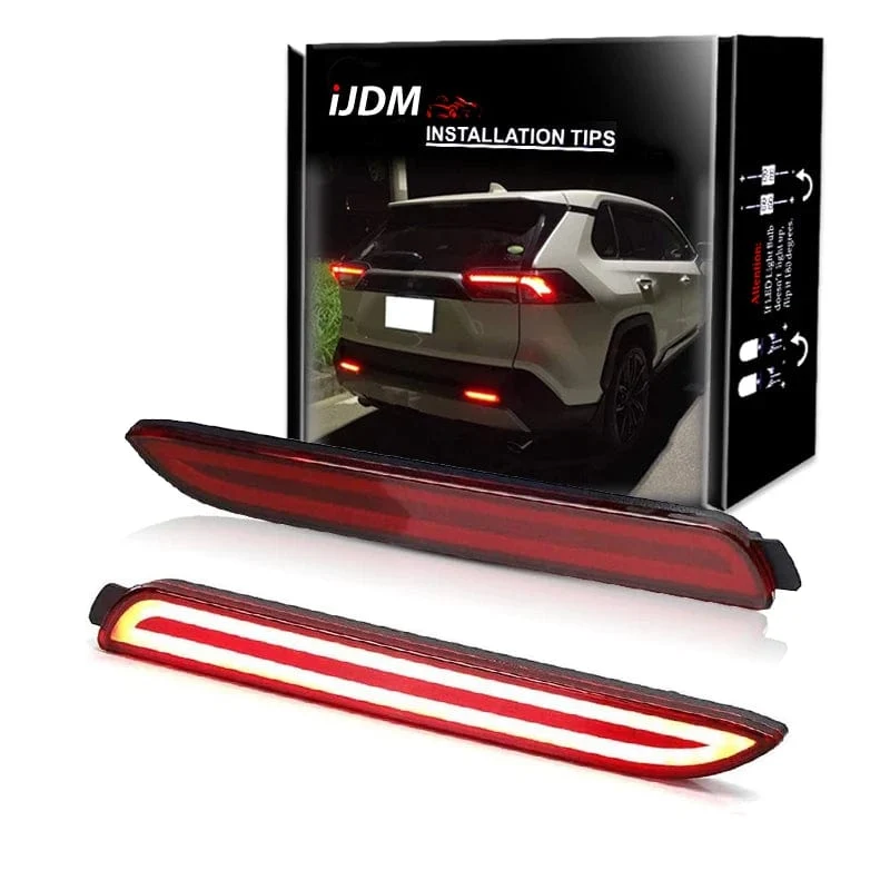 Stoßstangenreflektorleuchten für Toyota RAV4 Harrier Sienna EZ Alphard Aygo für Lexus GX470 RX300 5630 NX RC, Rücklicht/Bremslicht, Nebelschlussleuchte