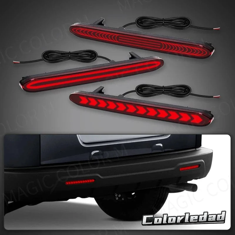 Für Honda Accord Odyssey CR-V Acura TSX Element LED Heckstoßstangenreflektor Licht Blinker Warnung Autoteile Nebelbremslampe