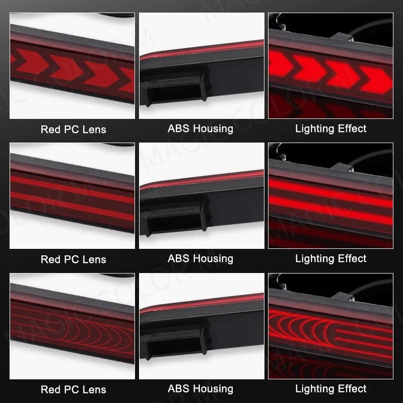Für Honda Accord Odyssey CR-V Acura TSX Element LED Heckstoßstangenreflektor Licht Blinker Warnung Autoteile Nebelbremslampe