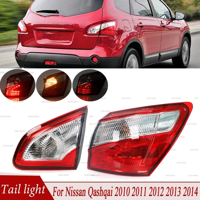 Für Nissan Qashqai 2010 2011 2012 2013 2014 EU Version Rücklicht Hinten Bremslicht Blinker Licht Nebel Lampe Schwanz lampe Montage