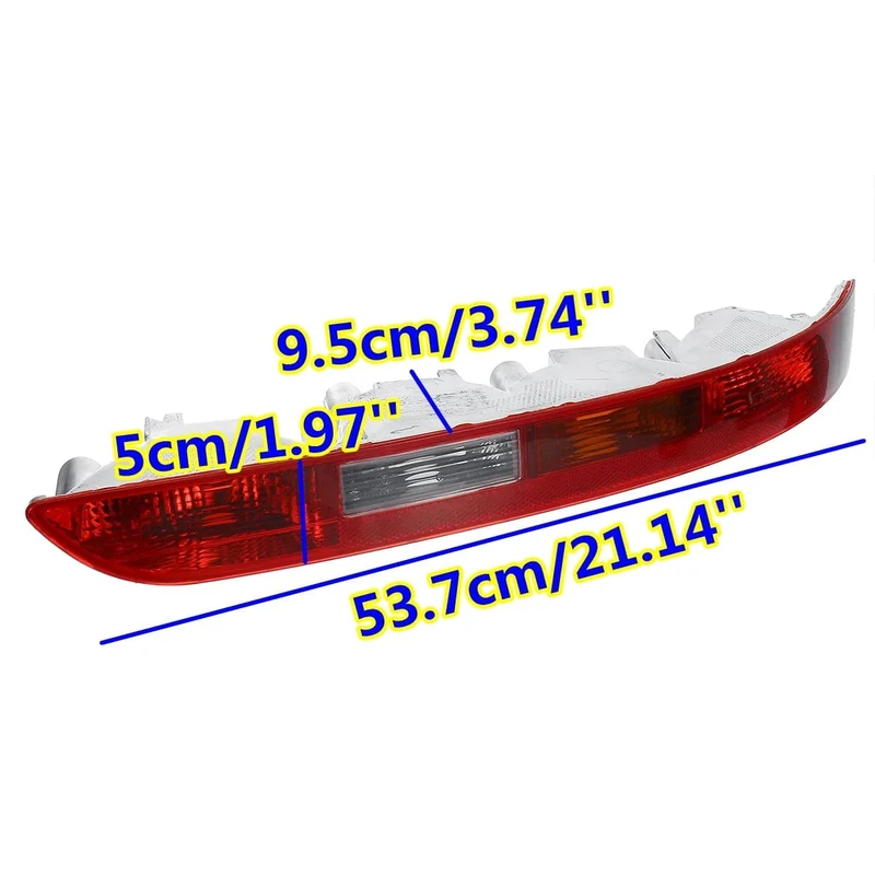 Auto Rücklicht Hinten Stoßstange Schwanz Licht Abdeckung Ohne Leuchtmittel Für Audi Q5 2.0 T 2009 2010 2012 2013 2014 2015 2016 8R0945096 8R0945095