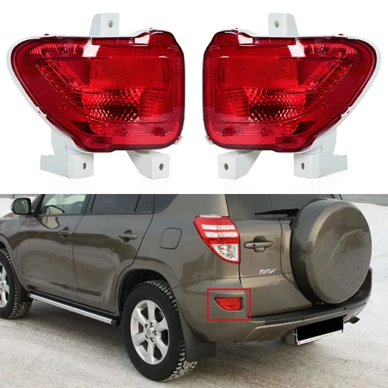 Für Toyota RAV4 2005-2012 Auto Heckstoßstange Schwanz Parkbremse Licht Erwärmung Signal Reflektor Lampenabdeckung Keine Lampe