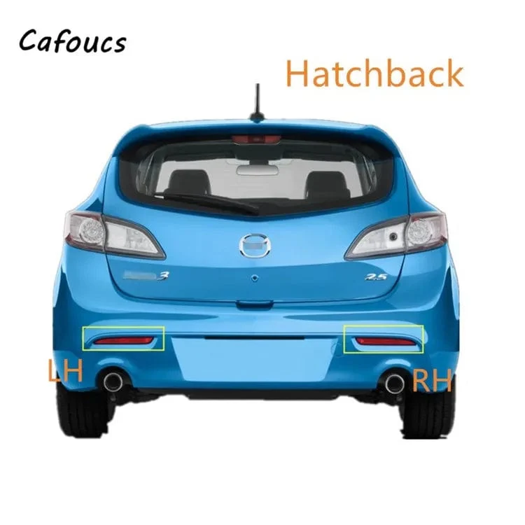 1 Paar Auto Schwanz Heckstoßstange Reflektoren Nebelscheinwerfer Warnleuchte für Mazda 3 M3 Limousine Fließheck 2009 2010 2011 2012 2013