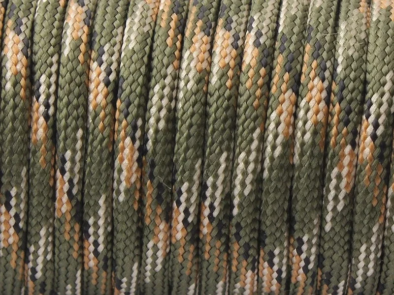 CAMPINGSKY Paracord 550 Fallschirmschnur, Lanyard, Zeltseil, Abspannleine, Mil Spec Typ III, 7 Stränge, 100 m, für Wandern, Camping, 200 Farben