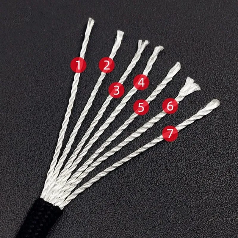 5M/15M/30M 7-Core 550 Paracord 4mm Fallschirmschnur Outdoor Camping überleben Seil kit Regenschirm Zelt Lanyard Strap Wäscheleine