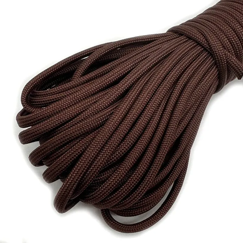 550 Paracord Outdoor Camping 5 15 30 M Dia.4mm Für Überleben Lanyard Fallschirm Seil Wandern Zelt Zubehör 7 Kerne Schnur 4 Größe