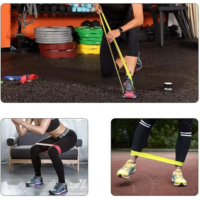 Widerstandsschleifen-Übungsband, Übungsbänder für Heimfitness, Dehnen, Krafttraining, Physiotherapie, elastisches Trainingsband