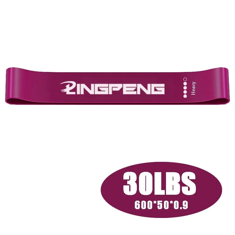 LINGPENG Widerstandsband-Set für Damen und Herren, 5 elastische Bänder mit unterschiedlichen Widerstandsstufen für lange Trainingseinheiten im Heim-Fitnessstudio