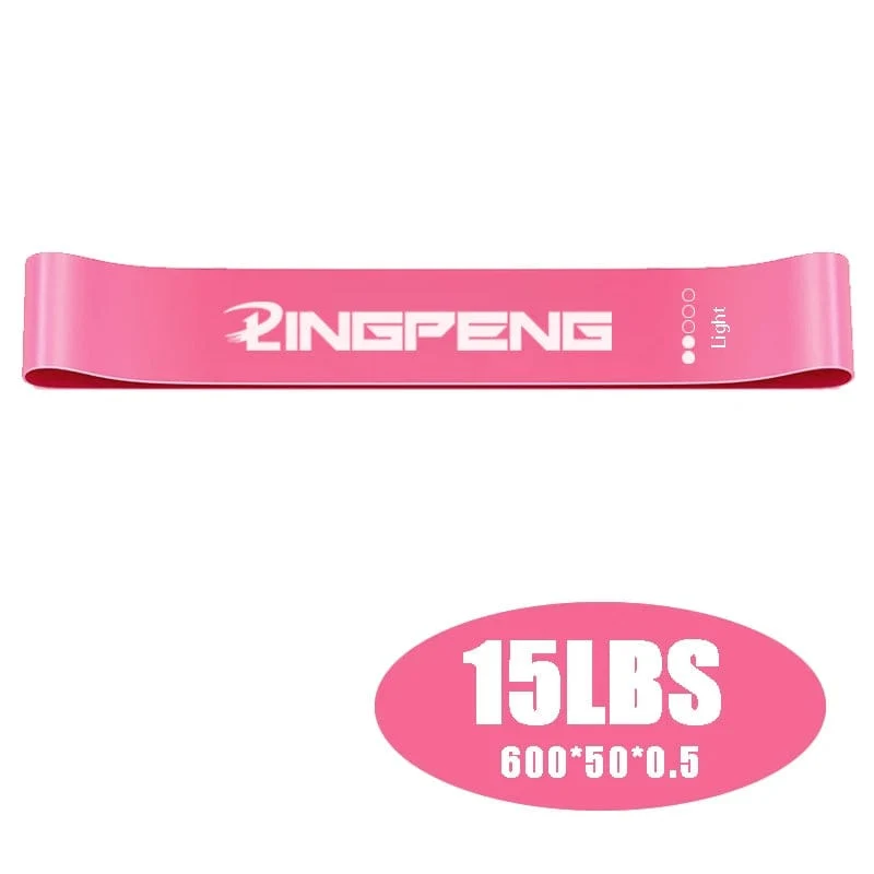 LINGPENG Widerstandsband-Set für Damen und Herren, 5 elastische Bänder mit unterschiedlichen Widerstandsstufen für lange Trainingseinheiten im Heim-Fitnessstudio