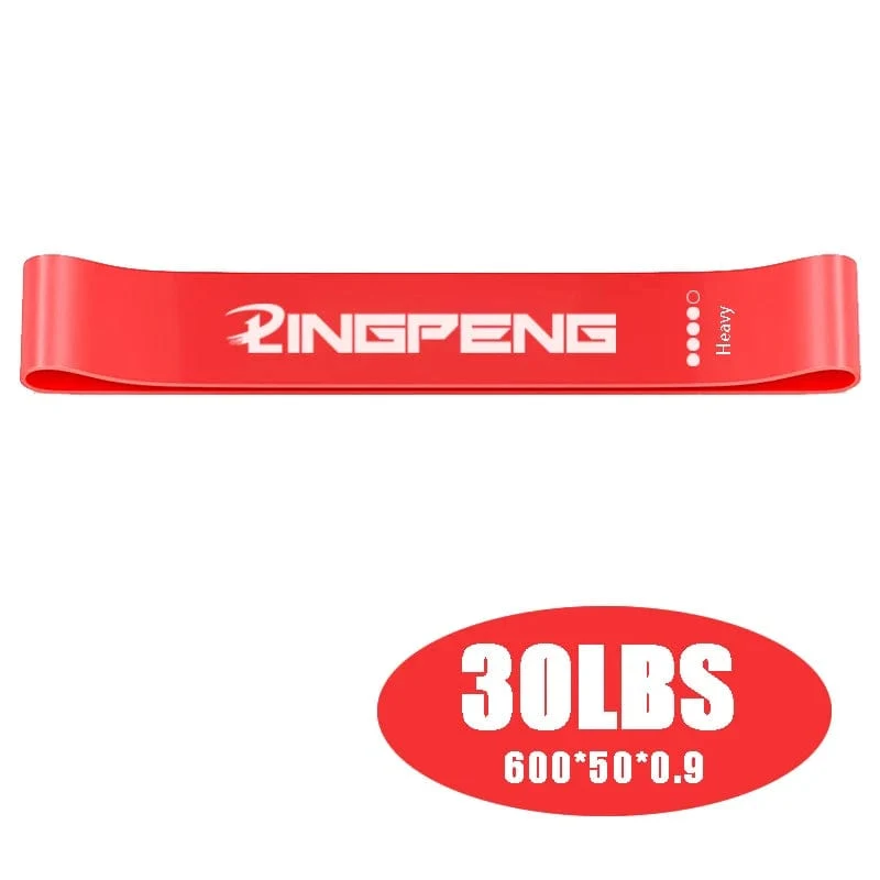 LINGPENG Widerstandsband-Set für Damen und Herren, 5 elastische Bänder mit unterschiedlichen Widerstandsstufen für lange Trainingseinheiten im Heim-Fitnessstudio