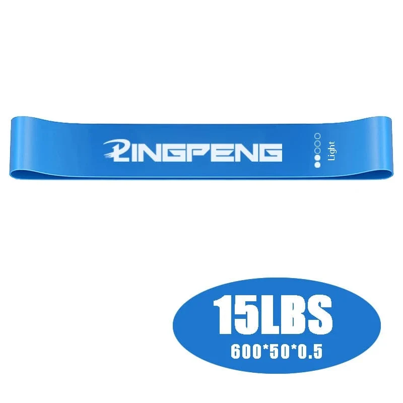 LINGPENG Widerstandsband-Set für Damen und Herren, 5 elastische Bänder mit unterschiedlichen Widerstandsstufen für lange Trainingseinheiten im Heim-Fitnessstudio