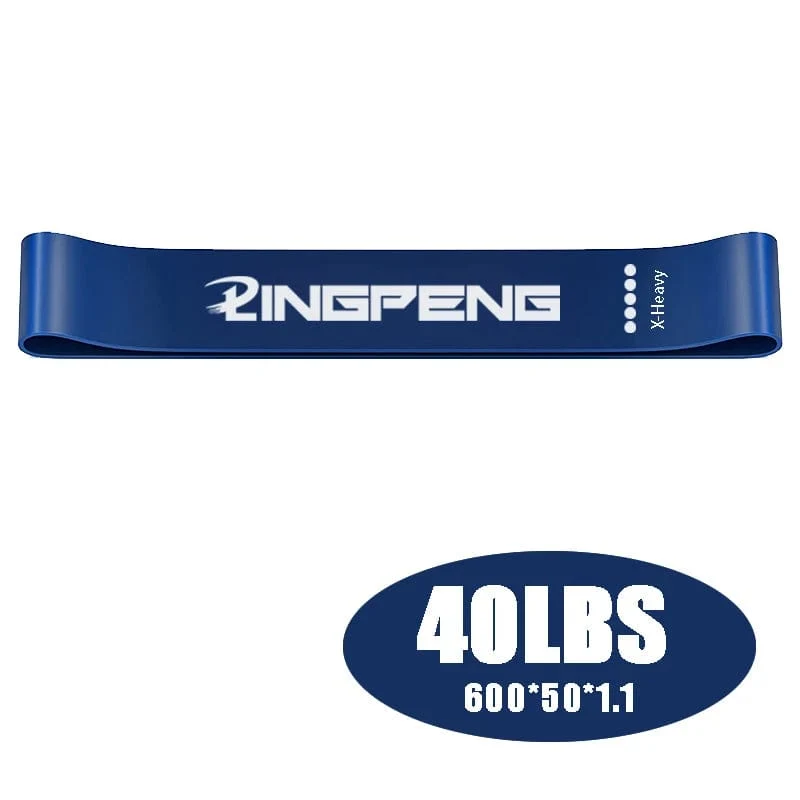LINGPENG Widerstandsband-Set für Damen und Herren, 5 elastische Bänder mit unterschiedlichen Widerstandsstufen für lange Trainingseinheiten im Heim-Fitnessstudio