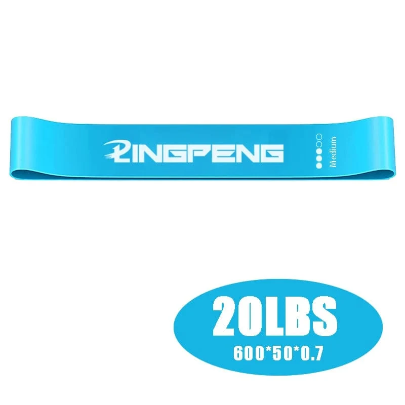 LINGPENG Widerstandsband-Set für Damen und Herren, 5 elastische Bänder mit unterschiedlichen Widerstandsstufen für lange Trainingseinheiten im Heim-Fitnessstudio