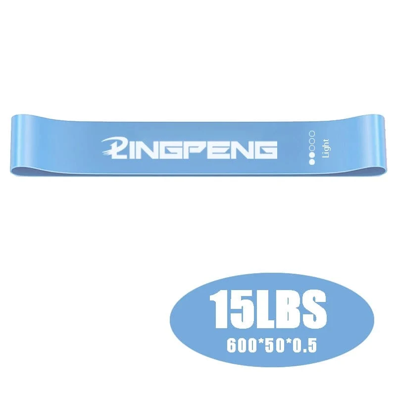 LINGPENG Widerstandsband-Set für Damen und Herren, 5 elastische Bänder mit unterschiedlichen Widerstandsstufen für lange Trainingseinheiten im Heim-Fitnessstudio