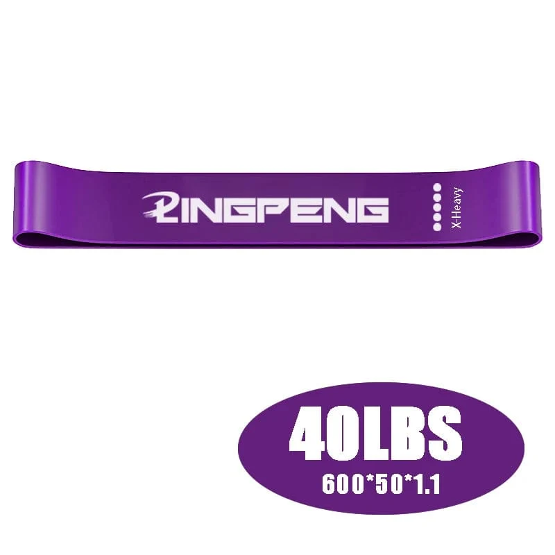 LINGPENG Widerstandsband-Set für Damen und Herren, 5 elastische Bänder mit unterschiedlichen Widerstandsstufen für lange Trainingseinheiten im Heim-Fitnessstudio