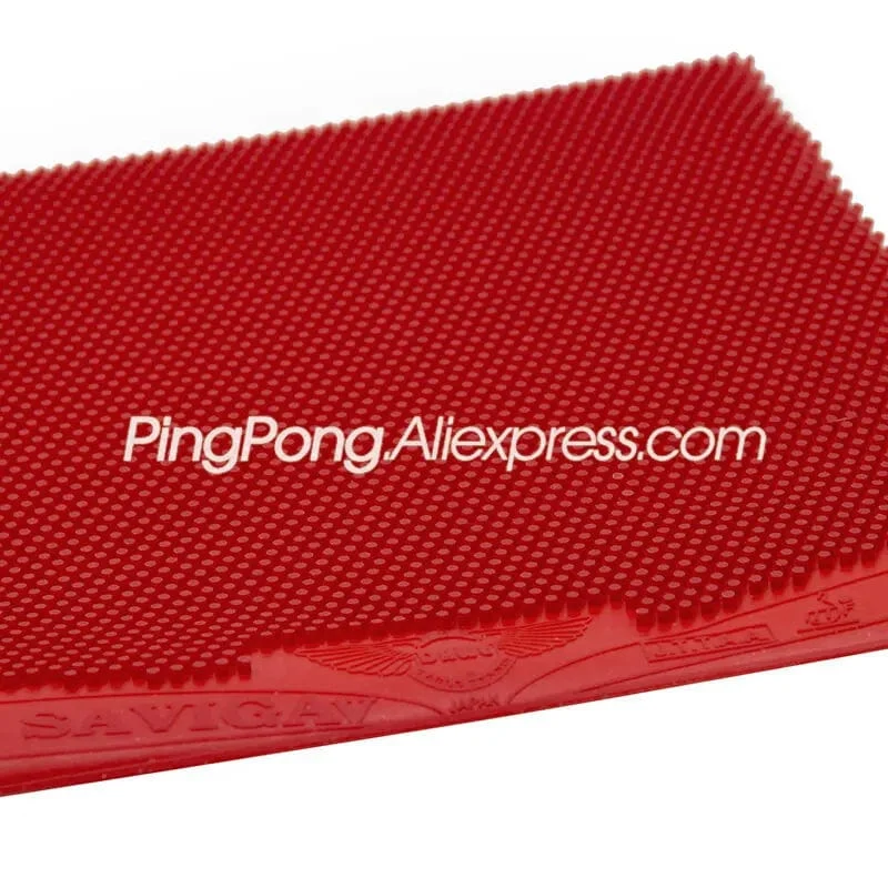 Bunte DAWEI SAVIGA V Pips-lange Tischtennis Gummi Rosa Grün Blau Lange Pips SAVIGA-V Ping Pong Deckblatt OX