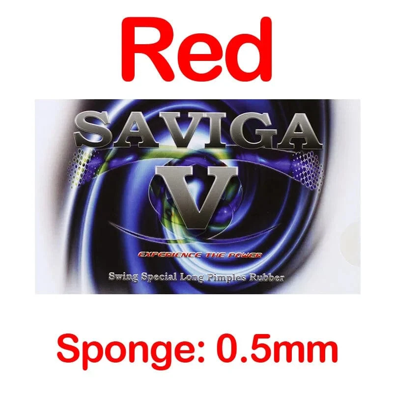 Bunte DAWEI SAVIGA V Pips-lange Tischtennis Gummi Rosa Grün Blau Lange Pips SAVIGA-V Ping Pong Deckblatt OX