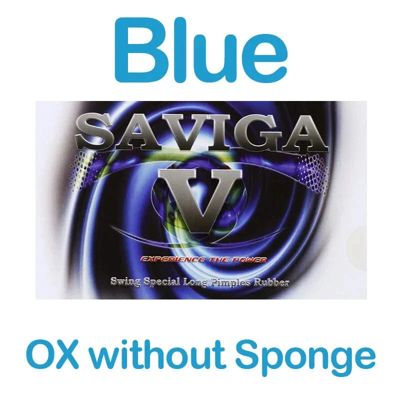 Bunte DAWEI SAVIGA V Pips-lange Tischtennis Gummi Rosa Grün Blau Lange Pips SAVIGA-V Ping Pong Deckblatt OX