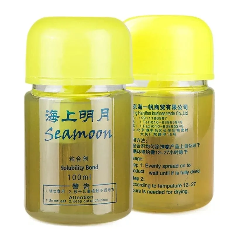 Haifu Sea Moon Tischtennis Performance Booster National Gelb Schwarz Weiß Ping Pong Löslichkeit Bond Oil VOC Tune 120ml
