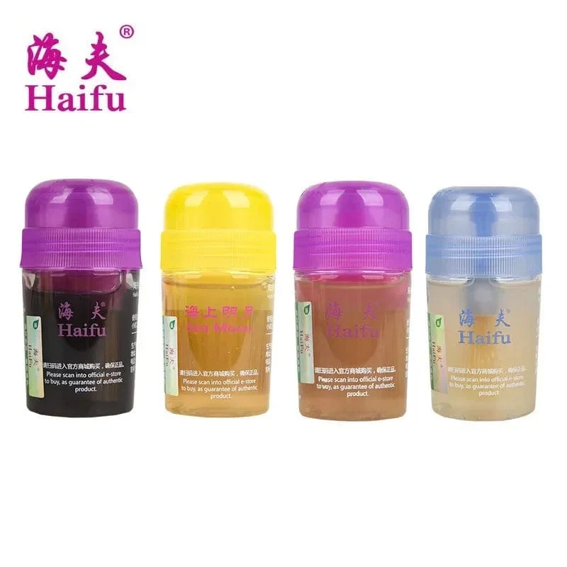 Haifu Sea Moon Tischtennis Performance Booster National Gelb Schwarz Weiß Ping Pong Löslichkeit Bond Oil VOC Tune 120ml