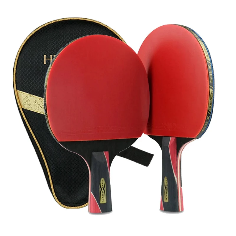 Ping Pong Paddel Hard Case Einzel Professionelles Training Carbon Tischtennisschläger Schläger Ping Pong Paddel Tischtennisschläger